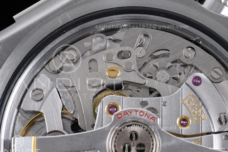 SoftTouch Diamonds Strap Silver Daytona VS4131 on Dial Edition 816 Oysterflex 1:1 VSF Best Black V2 (Weighted) 126519 1123